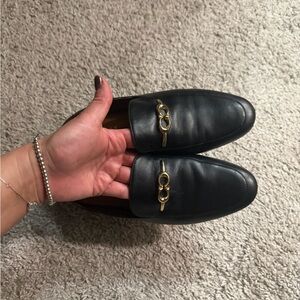 Coch leather black shoes 7